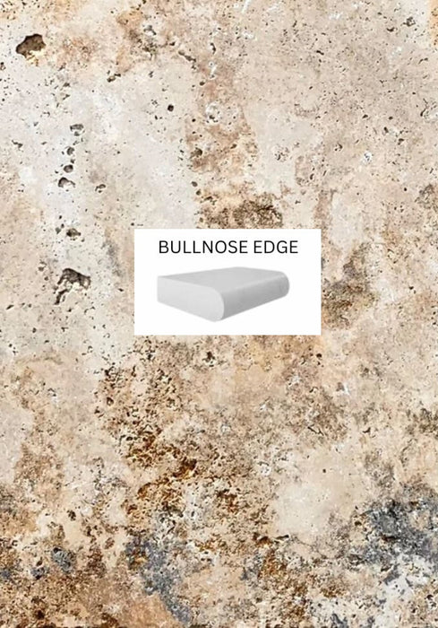 Country Classic Travertine Bullnose Coping 406x406x30