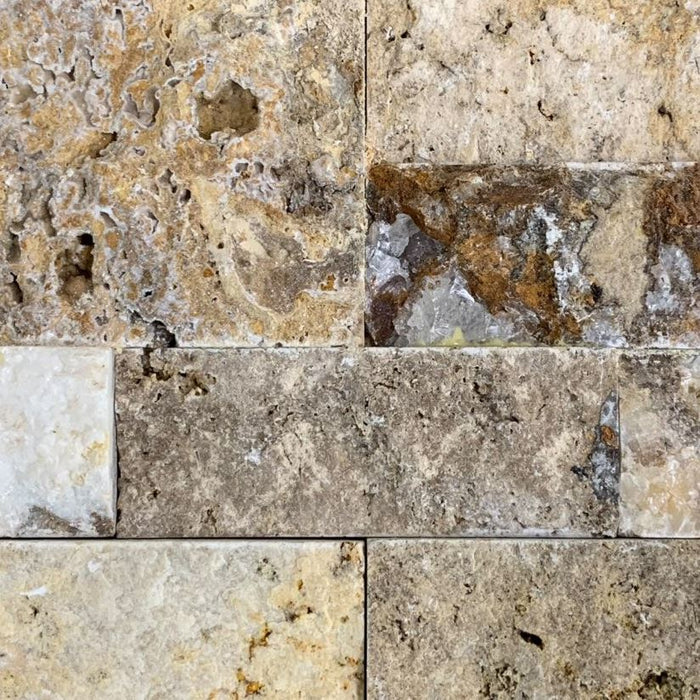 Country Classic Travertine Z-Panel Wall Cladding