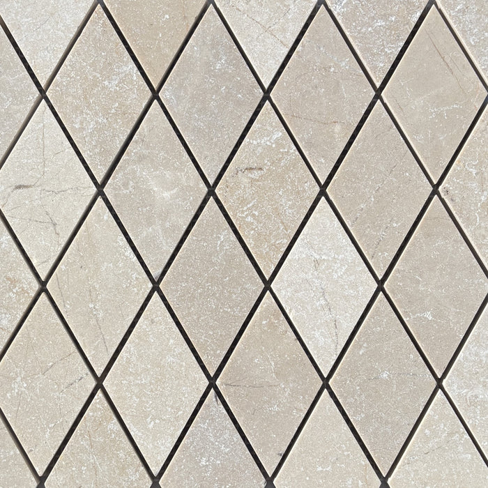 Crema Marfil Marble Diamond Mosaic