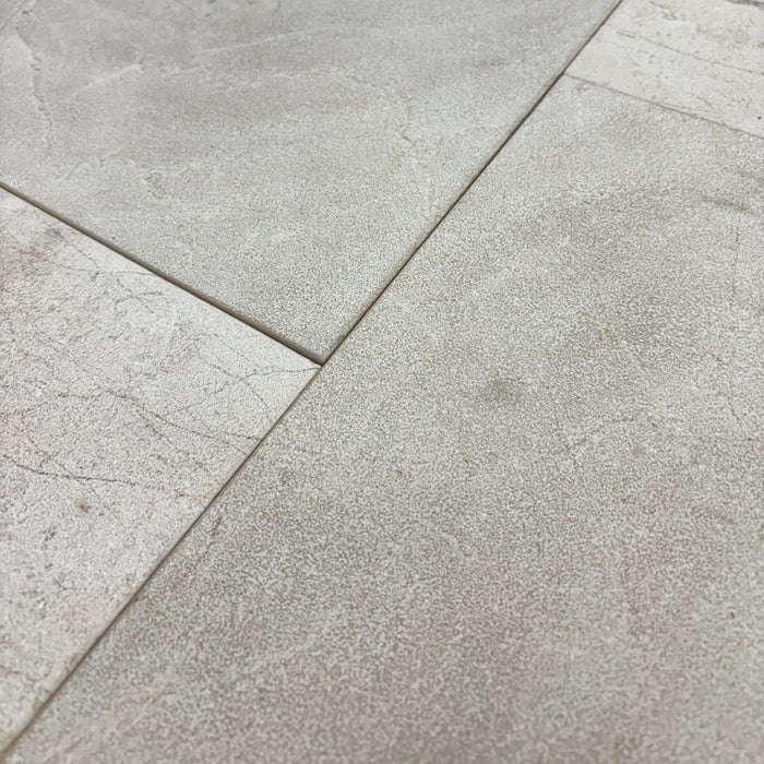 Crema Marfil Marble Tile French Pattern Sandblasted & Brushed