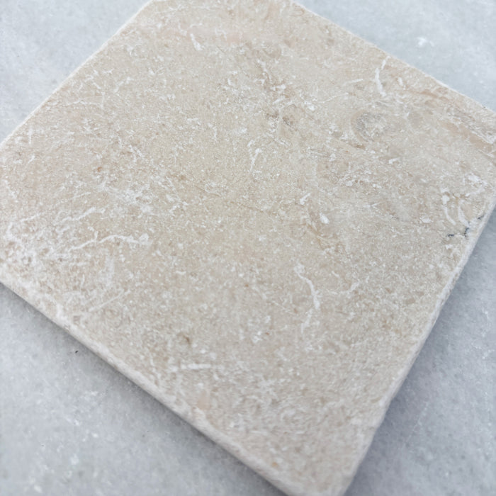 Crema Marfil Marble Tile 100x100x10 Tumbled