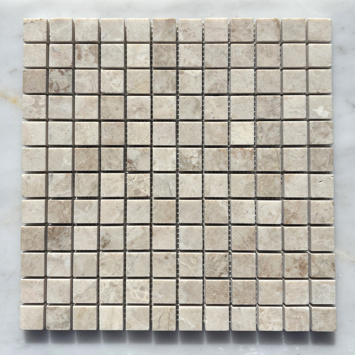 Crema Nova Marble Small Square Mosaic