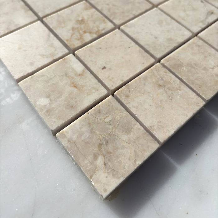 Crema Nova Marble Square Mosaic