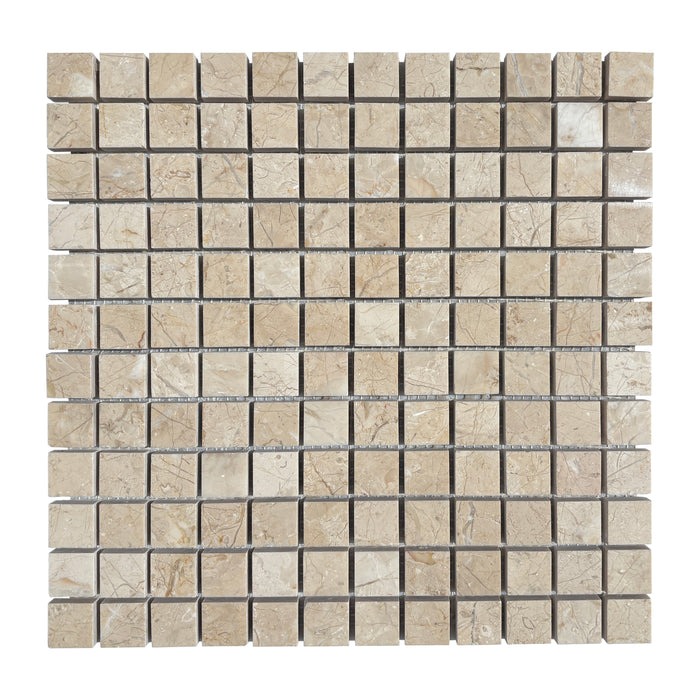 Crema Nova Marble Small Square Mosaic Polished