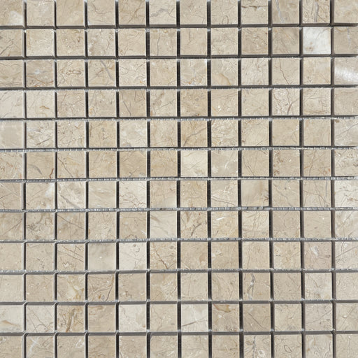Crema Nova Marble Small Square Mosaic Polished