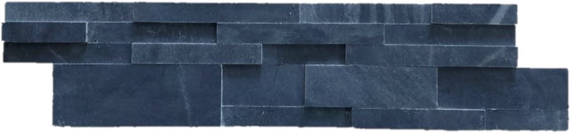 Crystal Black Stone Z-Panel Wall Cladding