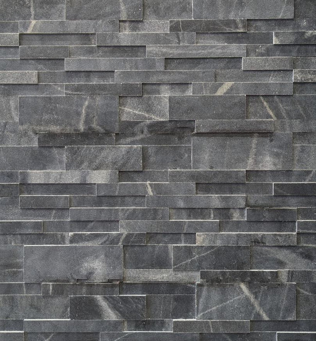Crystal Black Stone Z-Panel Wall Cladding
