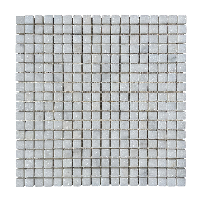 Crystal White Marble Mini Square Mosaic