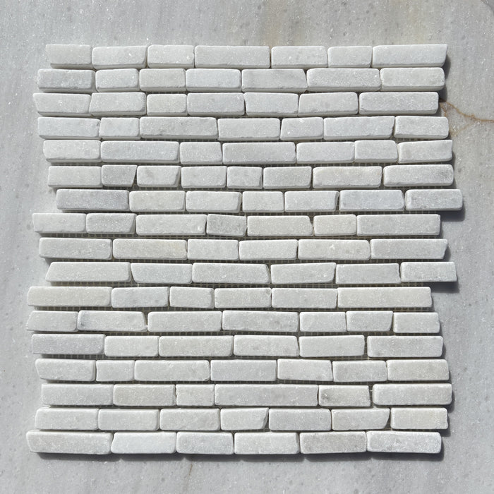 Crystal White Marble Free Length Mosaic