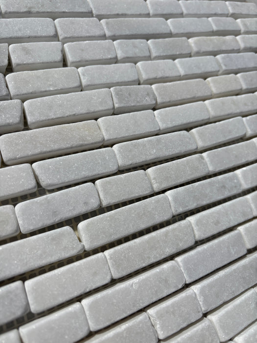 Crystal White Marble Free Length Mosaic