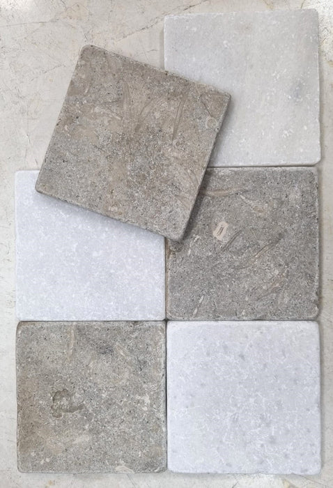 Chateau Green Fossil Limestone Tile 100x100x10
