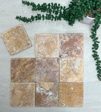 Load image into Gallery viewer, GOLDEN TRAVERTINE TUMBLED  100x100
