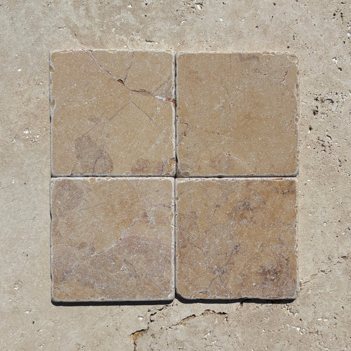 Golden Rose Marble Tile 100x100x10