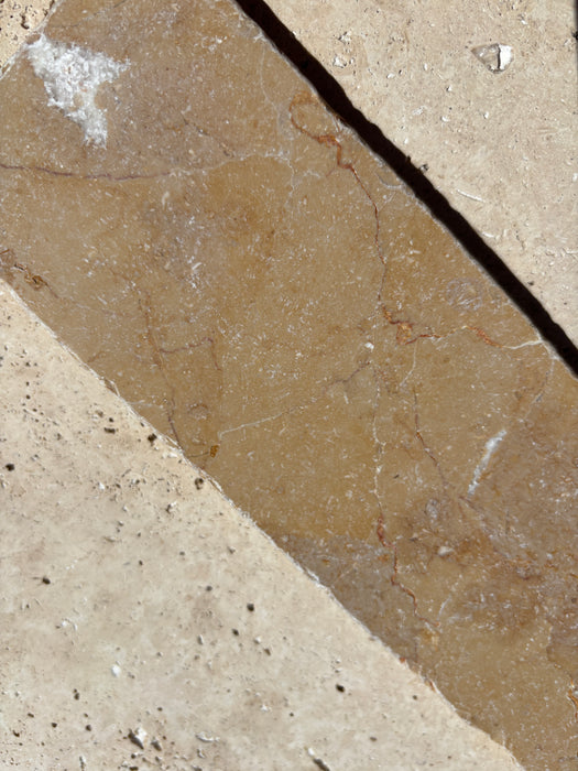 Golden Rose Marble Tile 75x305x10