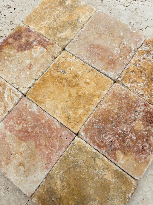 Golden Travertine Tile 100x100x10