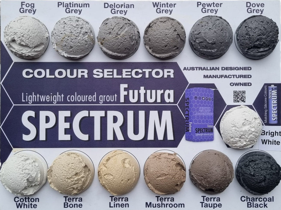 Grout |  Cotton White 4kg |  Spectrum Futura CG1