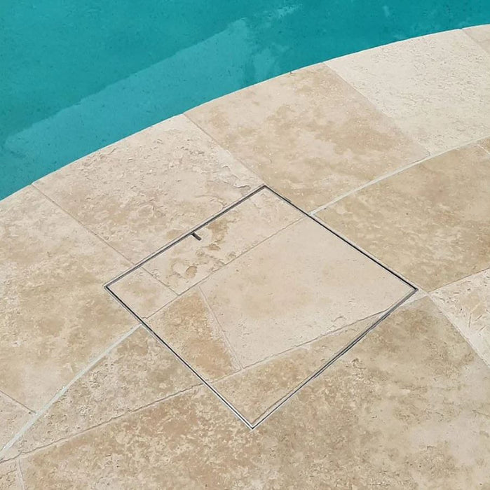 HIDE Skimmer Lid Kit 342mm  | Stainless Steel | 15-22mm