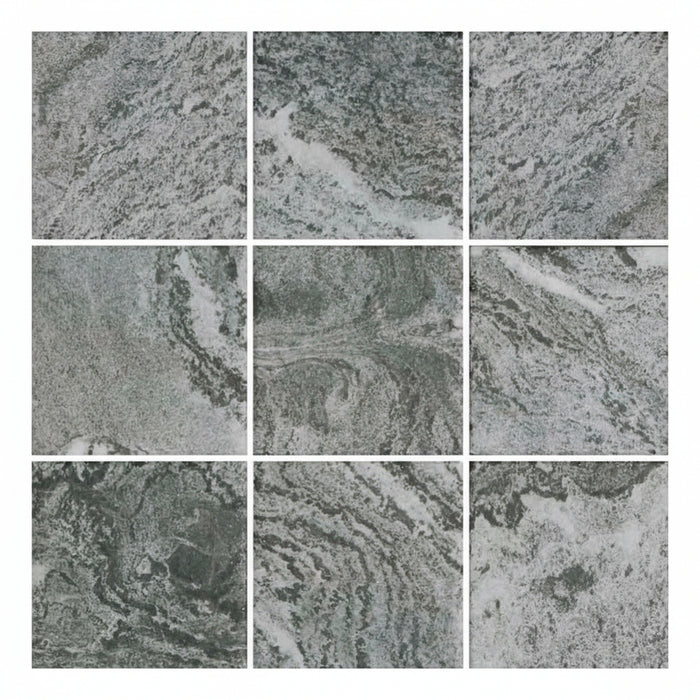 Sukabumi Large Square Grey Porcelain Mosaic