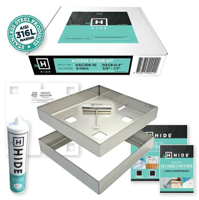 HIDE Skimmer Lid Kit 342mm | Polymer 'Bone' | 25-32mm