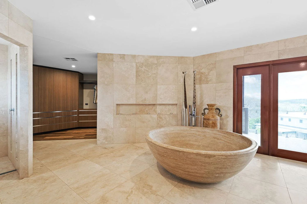 Classic Travertine Tile 305x610x12 Honed & Filled