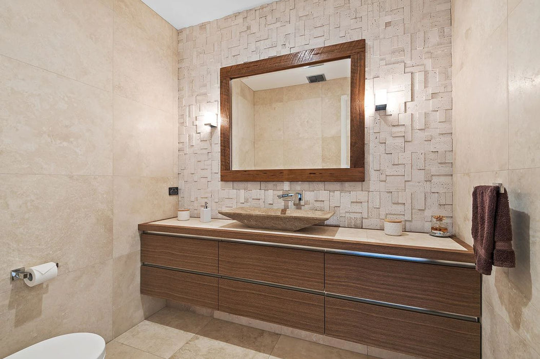 Classic Travertine Tile 610x610 Honed & Filled