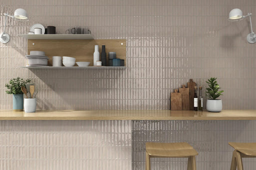 Iberia Beige Ceramic Tile 240x740x9 Gloss