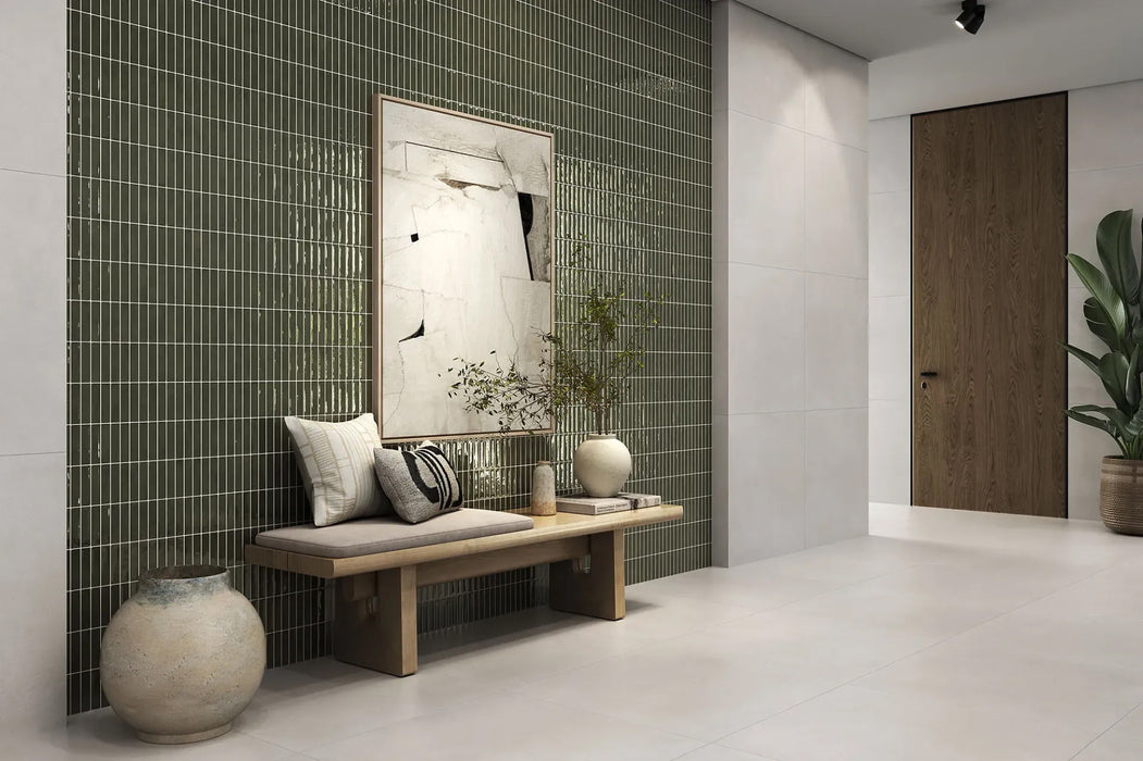 Peninsula Verde Ceramic Tile 240x740x9 Gloss