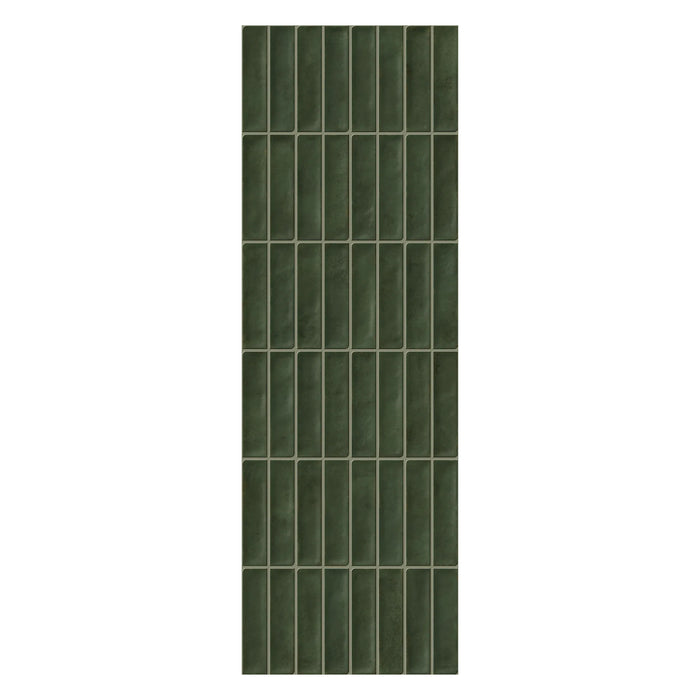Peninsula Verde Ceramic Tile 240x740x9 Gloss