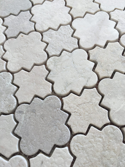 Nirvana Crema Marfil Marble Mosaic