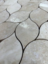 Load image into Gallery viewer, CLASSIC TRAVERTINE LEAF HONED + FILLED MOSAIC
