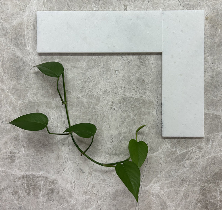 Crystal White Subway Marble Tile