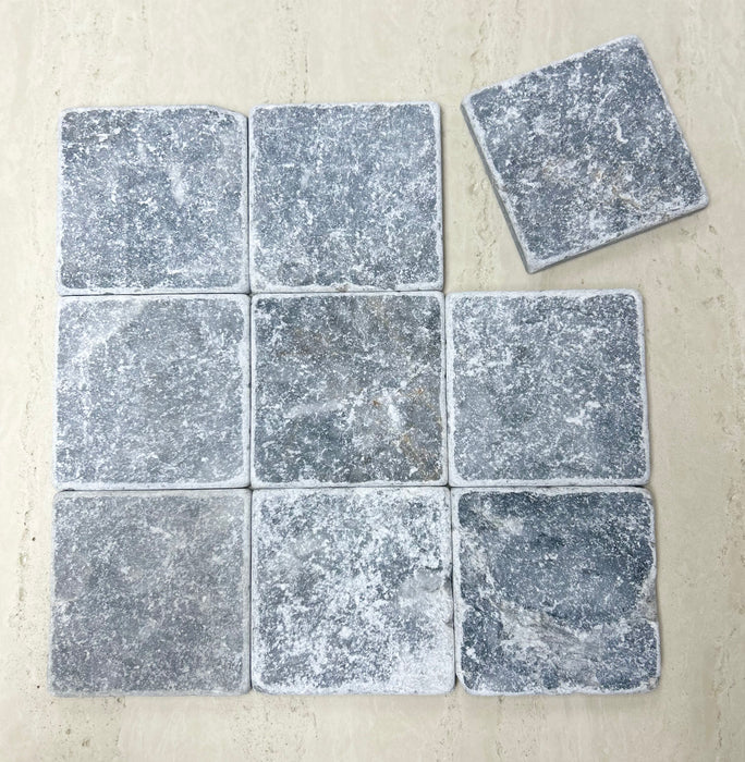King Blue Marble Tile 100x100x10