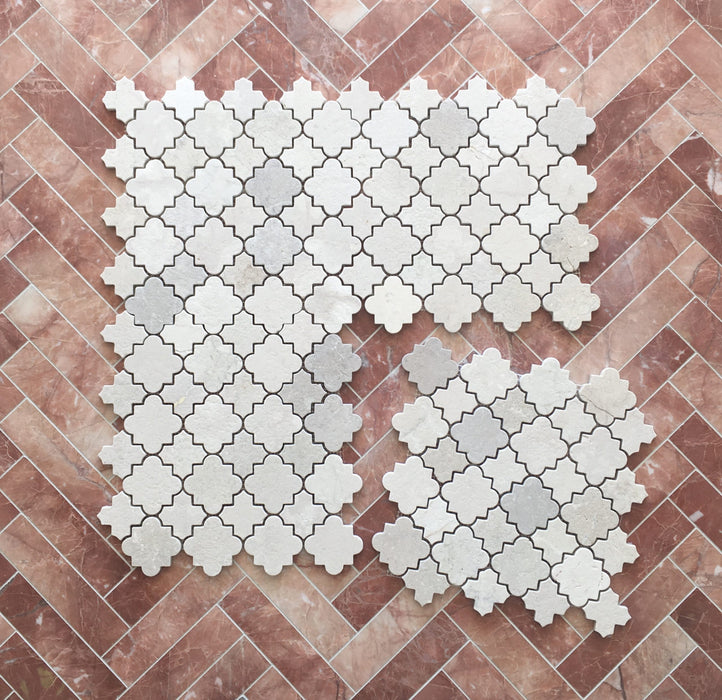 Nirvana Crema Marfil Marble Mosaic