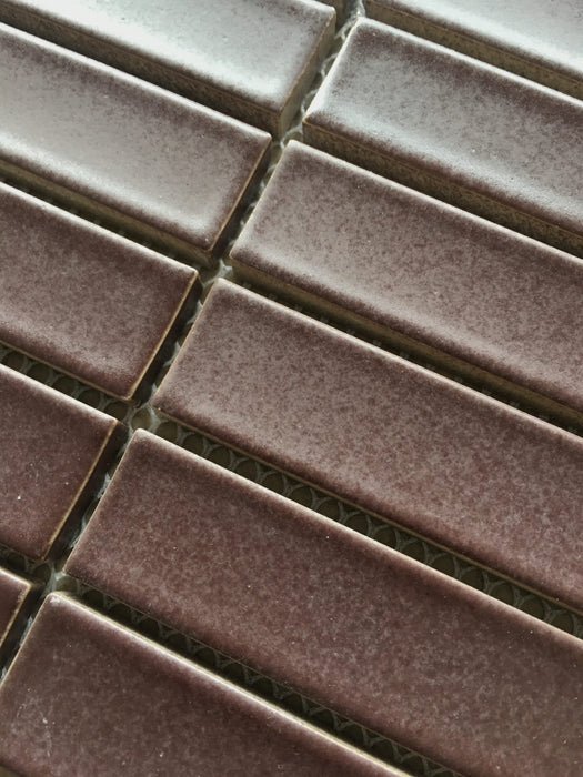Raku Kitkat Bronze Porcelain Mosaic