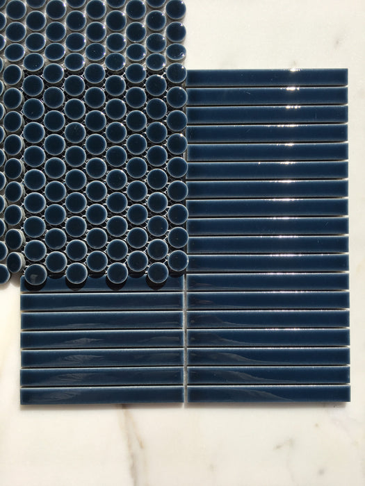 Suki Kitkat Navy Porcelain Mosaic
