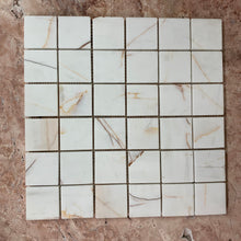 Load image into Gallery viewer, ROSETTE DOLOMITE LARGE SQUARE HONED MOSAIC
