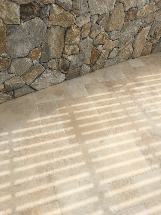 Classic Travertine Paver 203x203x30