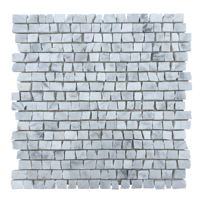 Imperial White Marble Domenica Mosaic