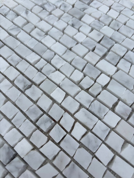 Imperial White Marble Domenica Mosaic