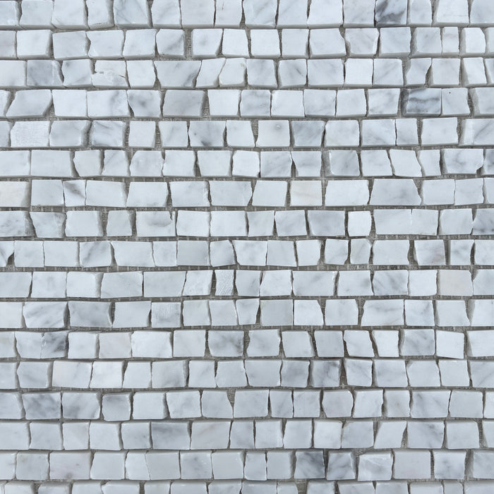 Imperial White Marble Domenica Mosaic