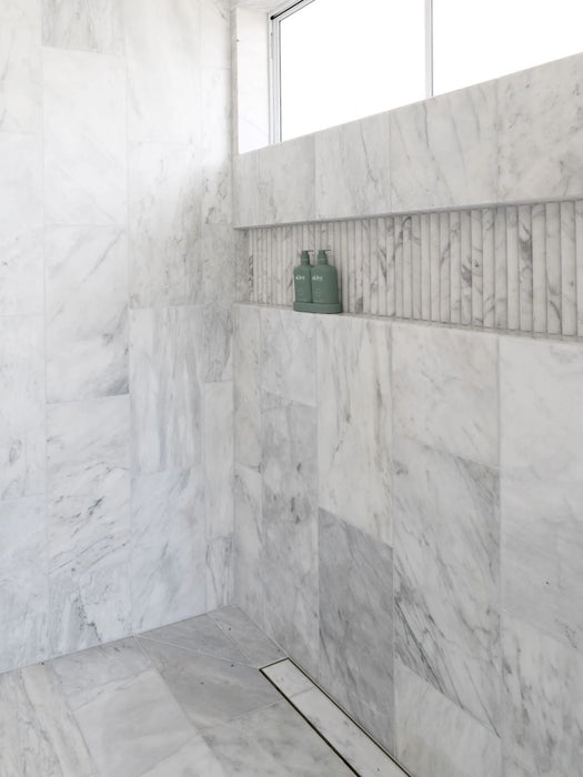 Carrara (Imperial White) Marble Flute