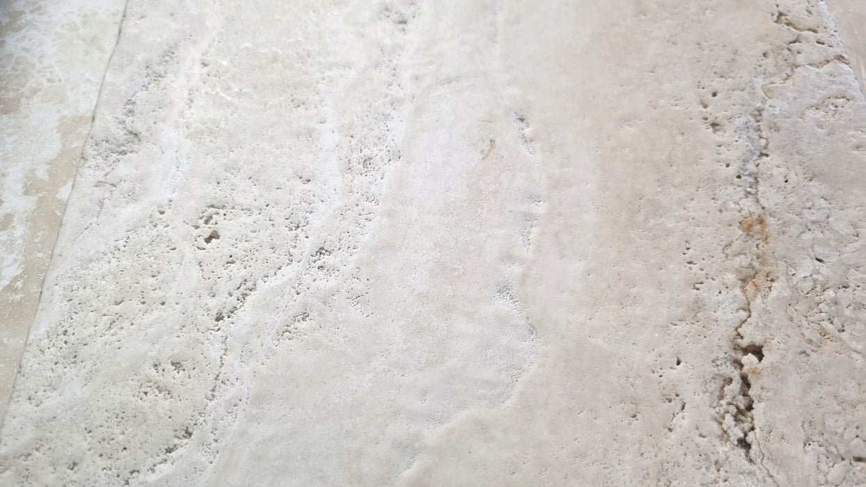 Ivory Travertine Tile 406x610x12
