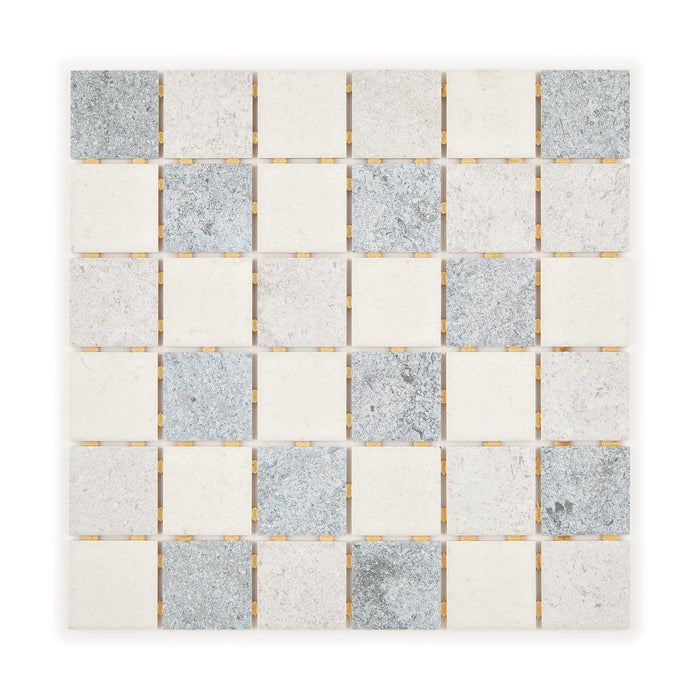 Balistone Square Kuta Mix Porcelain Mosaic 48x48x6
