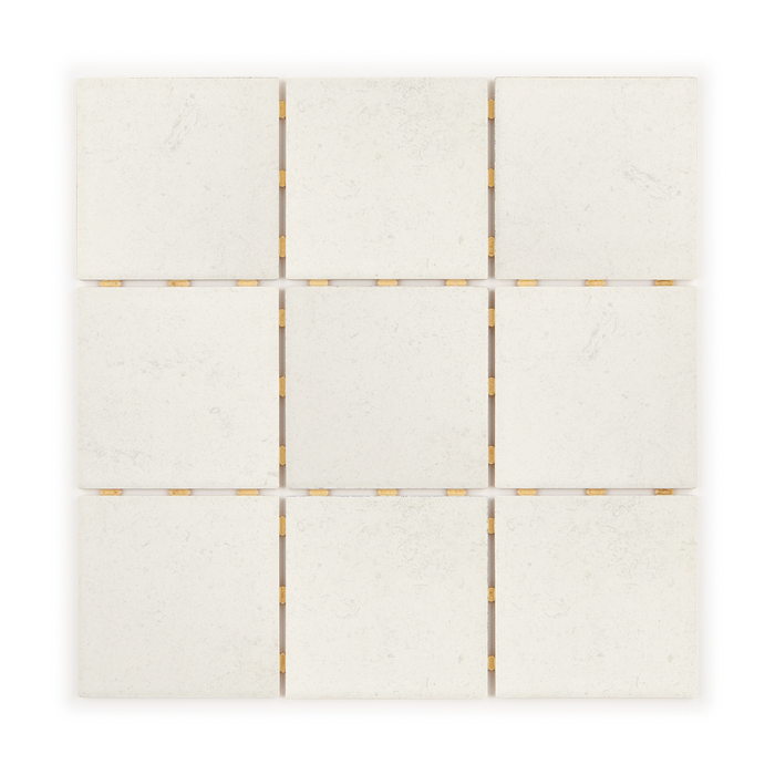 Balistone Square Kuta Light Porcelain Mosaic 97x97x6