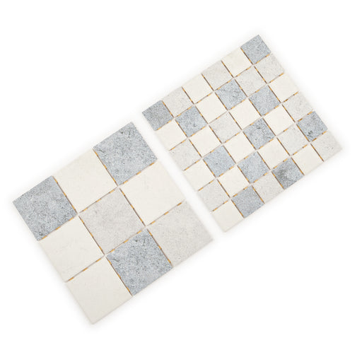 Balistone Square Kuta Light Porcelain Mosaic 48x48x6