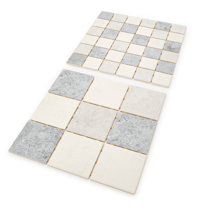 Balistone Square Kuta Mix Porcelain Mosaic 97x97x6
