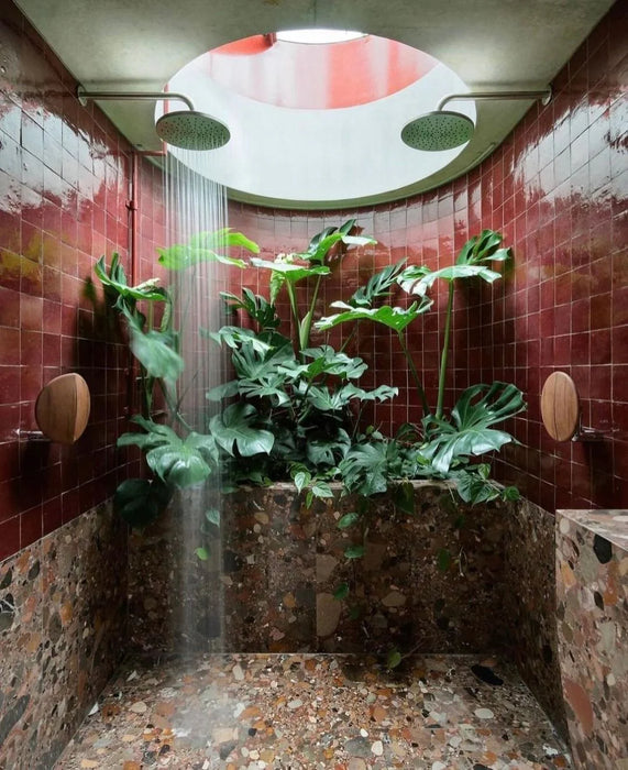 Melange Bordeaux Ceramic Tile