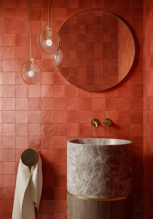 Melange Bordeaux Ceramic Tile