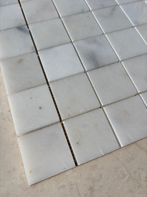 Milos Marble Large Square Mosaic