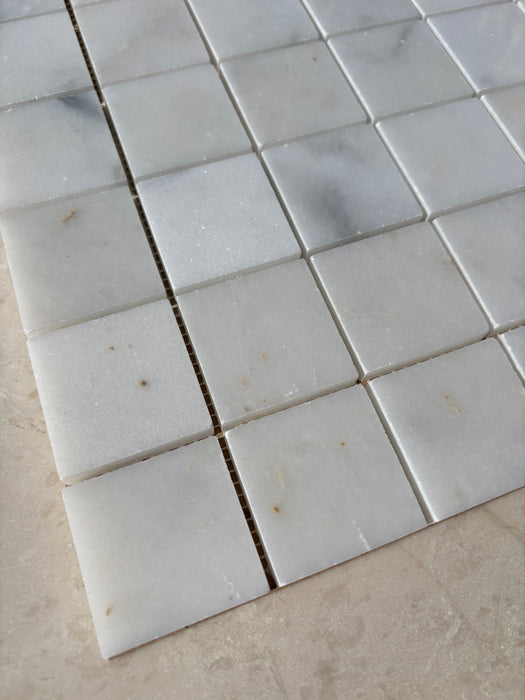 Milos Marble Large Square Mosaic